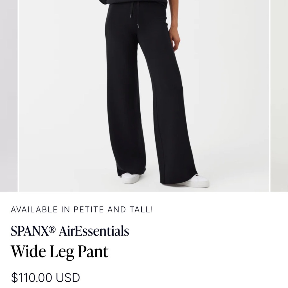 SPANX AirEssentials Wide Leg Pant - GREY